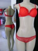 Conjunto de renda c/ strass