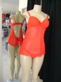 Camisola de tule e fita