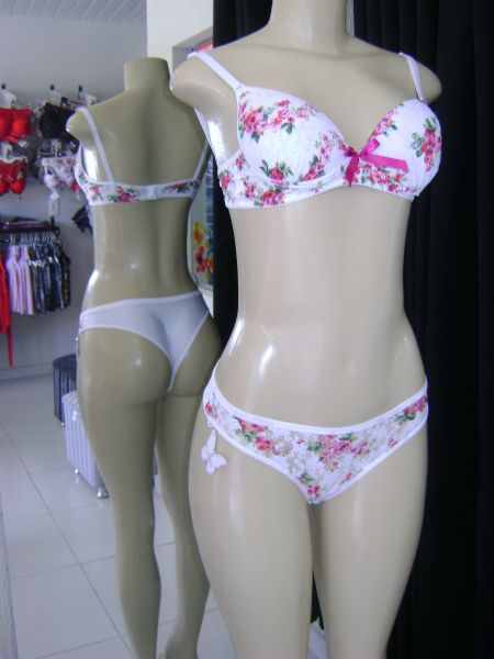 Conjunto de microfibra c/ renda